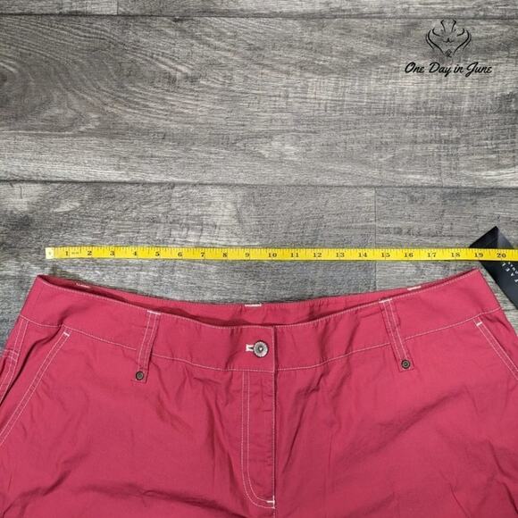 Rafaella Light Weight Poplin Capri Pants Size 18W - Picture 3 of 5